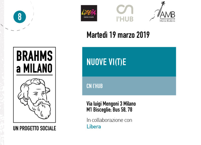 Brahms a Milano passa da CN l’HUB